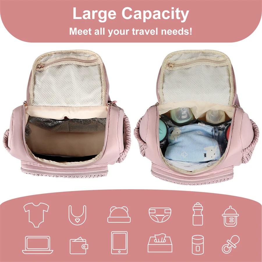 Tas Ransel Popok Bayi Berkapas - Backpack Diaper Bag ulasan dan harga