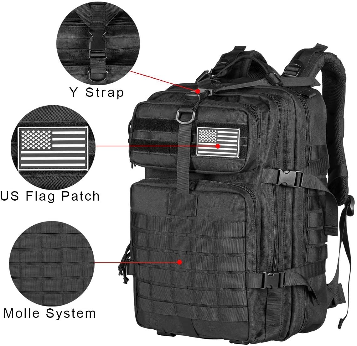 AA 60L Ransel Taktis Militer T - Urban Backpack Tactical ulasan dan harga