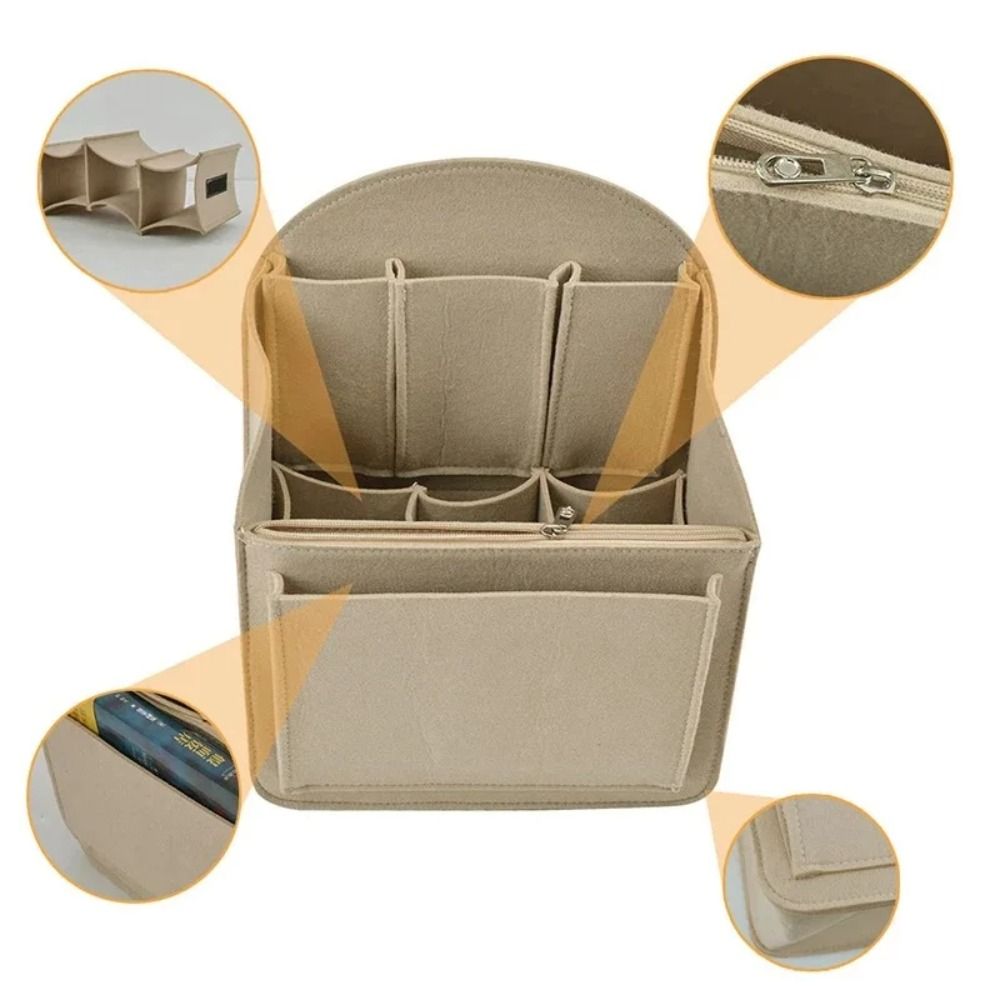 Tas riasan selempang pengatur  - Backpack Insert Organizer ulasan dan harga