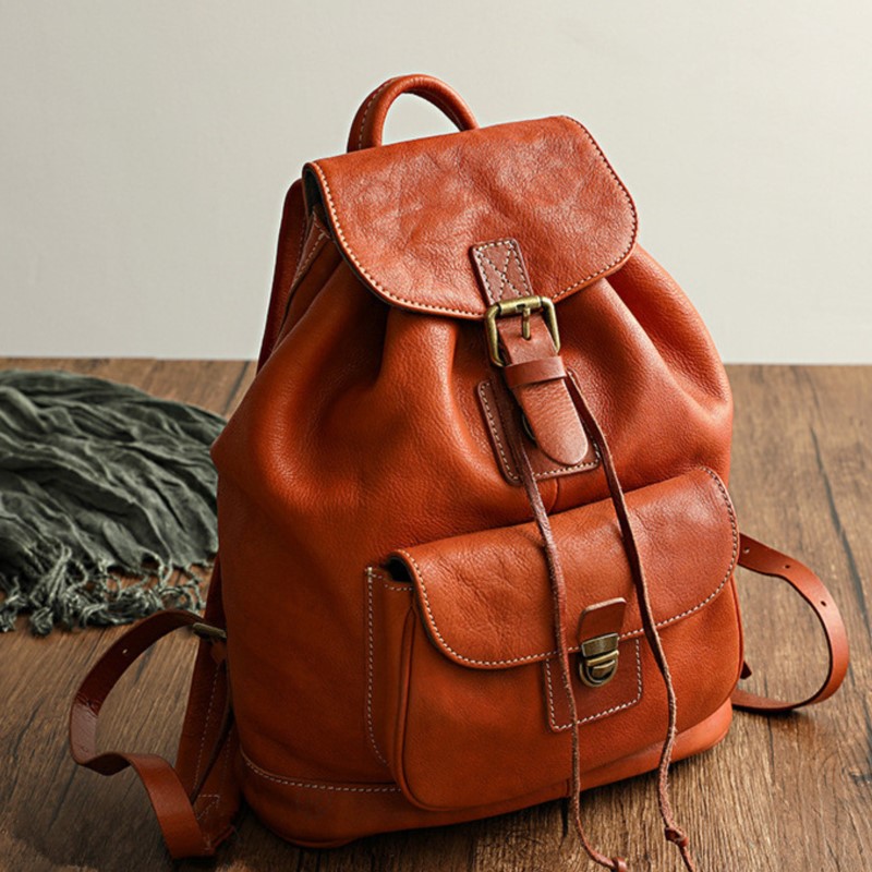 Johnature Tas Travel Santai Ra - Leather Backpack Vintage ulasan dan harga