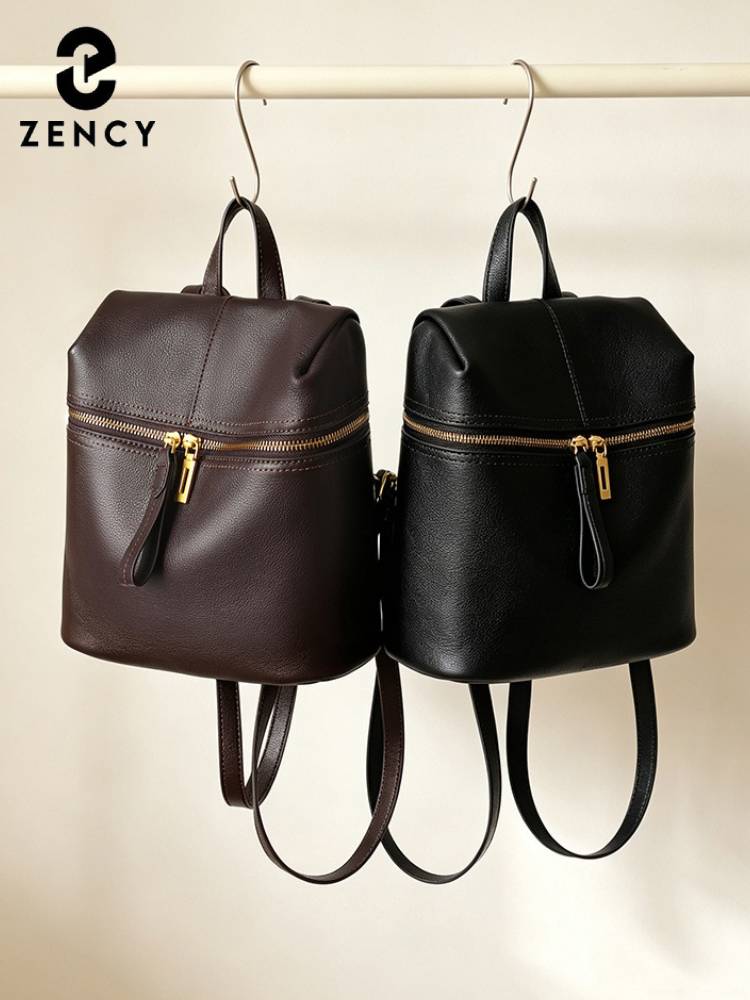 Tas Ransel Wanita Zency dari K - Leather Backpack Vintage ulasan dan harga